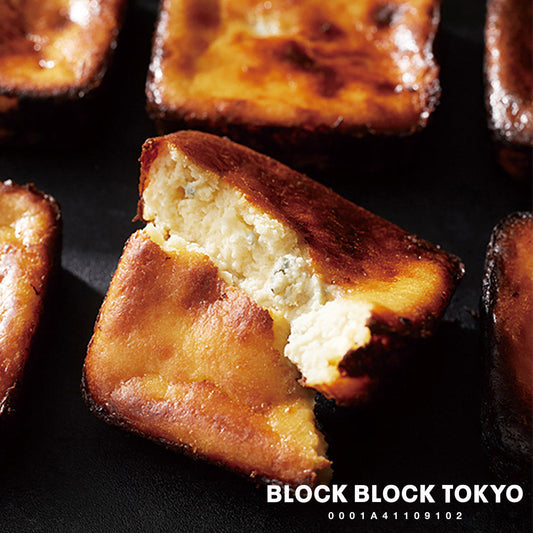 BLOCK BLOCK TOKYO バスクチーズケーキ/Basque Burnt Cheese Cake(ブルー)4個【gifteeクーポン】