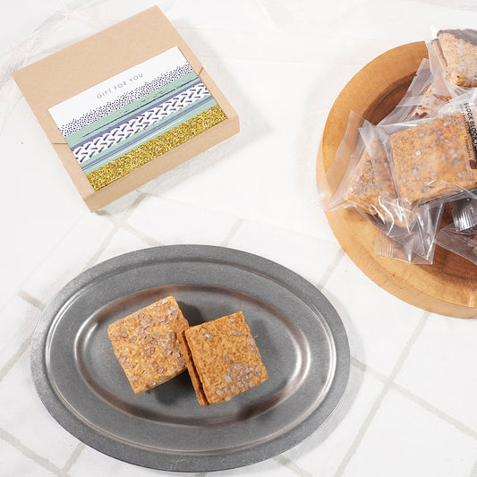 【送料無料、ポスト投函】BLOCK BLOCK TOKYO バスクチーズクッキー(キャラメル)4個入り/GIFT FOR YOU シール付