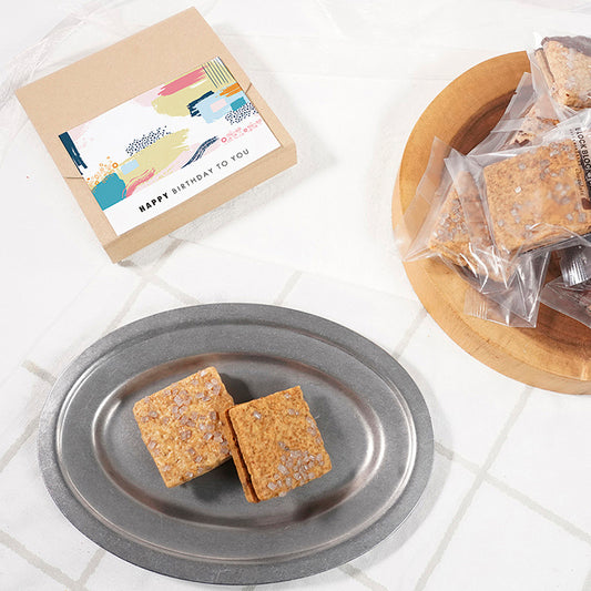 【送料無料、ポスト投函】BLOCK BLOCK TOKYO バスクチーズクッキー(ミックス)4個入り/HAPPY BITHDAY シール付