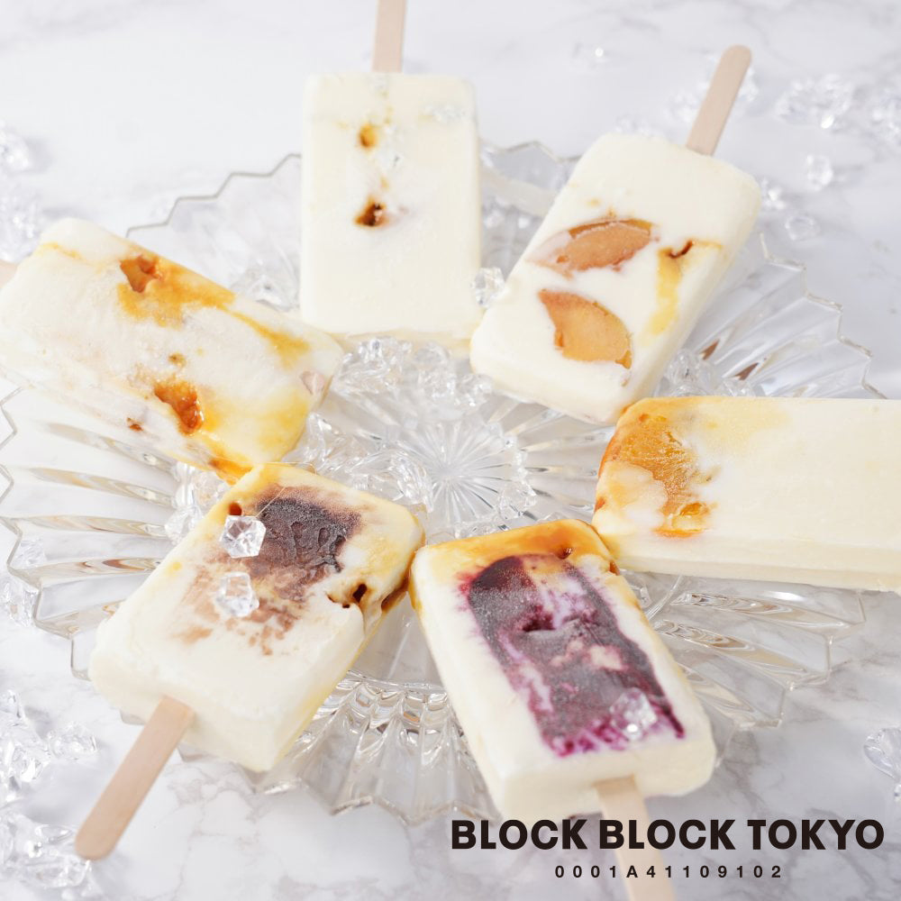 BLOCK BLOCK TOKYO バスク手作りアイスキャンディ ６種アソート【gifteeクーポン】