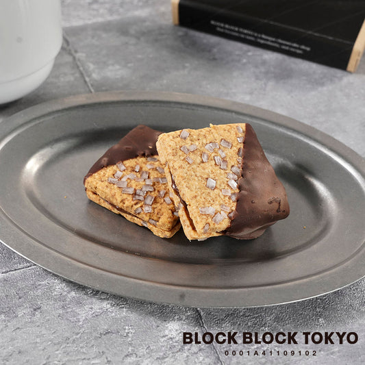 【送料無料、ポスト投函】BLOCK BLOCK TOKYO ショコラバスクチーズクッキー(キャラメル)4個入