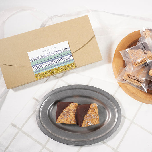 【送料無料、ポスト投函】BLOCK BLOCK TOKYO ショコラバスクチーズクッキー(ショコラ)8個入り/GIFT FOR YOU シール付
