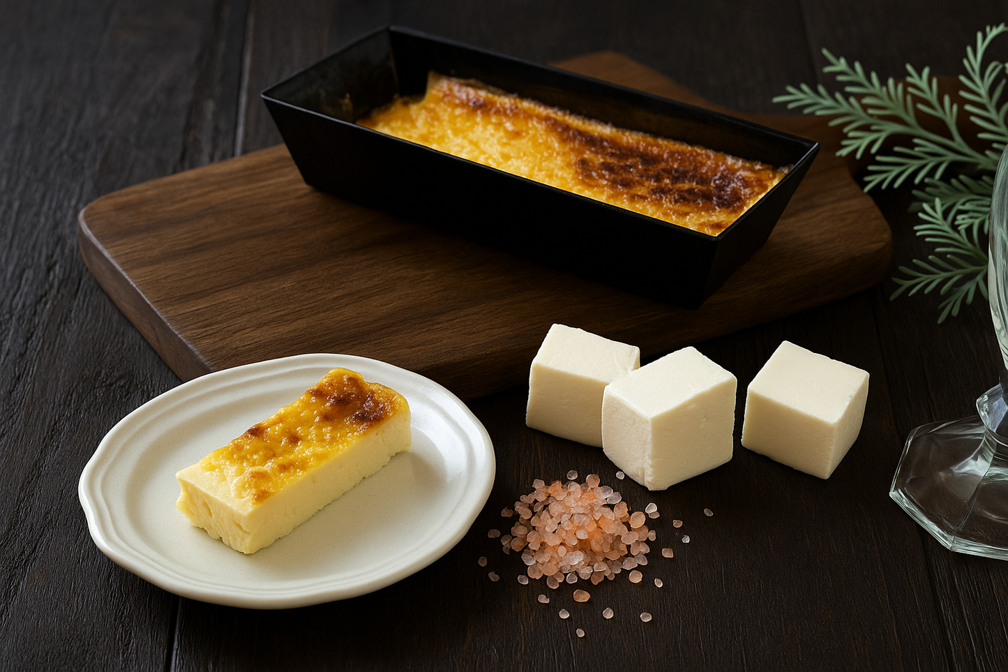 お酒と楽しむ甘くないバスクチーズケーキ(プレーン)