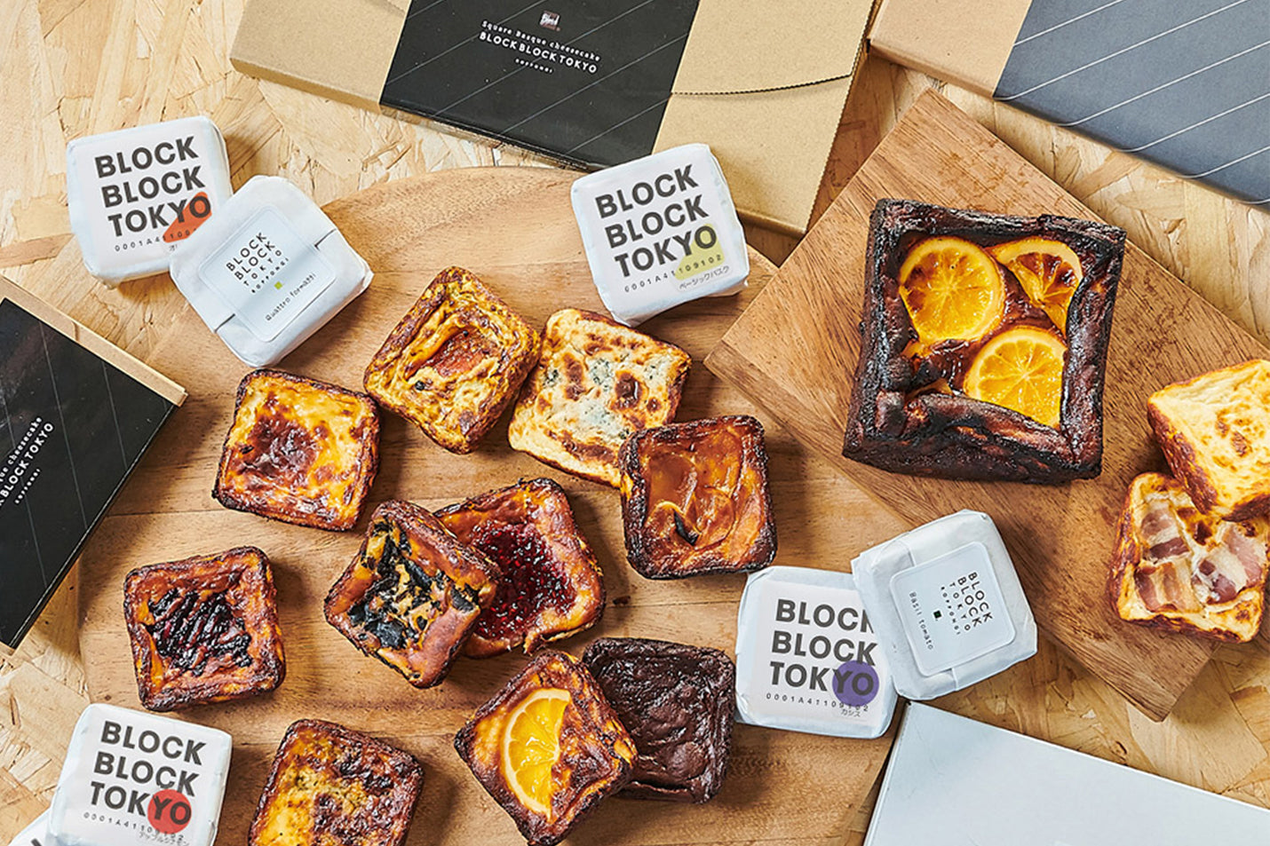 カシスバスクBB バスクチーズケーキ 単品 <shirokane sweets×BLOCK BLOCK TOKYO>