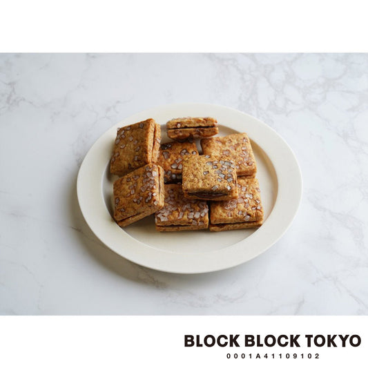 【送料無料、ポスト投函】BLOCK BLOCK TOKYO バスクチーズクッキー(キャラメル)/Basque Burnt Cheese Cockie(caramel)8個入