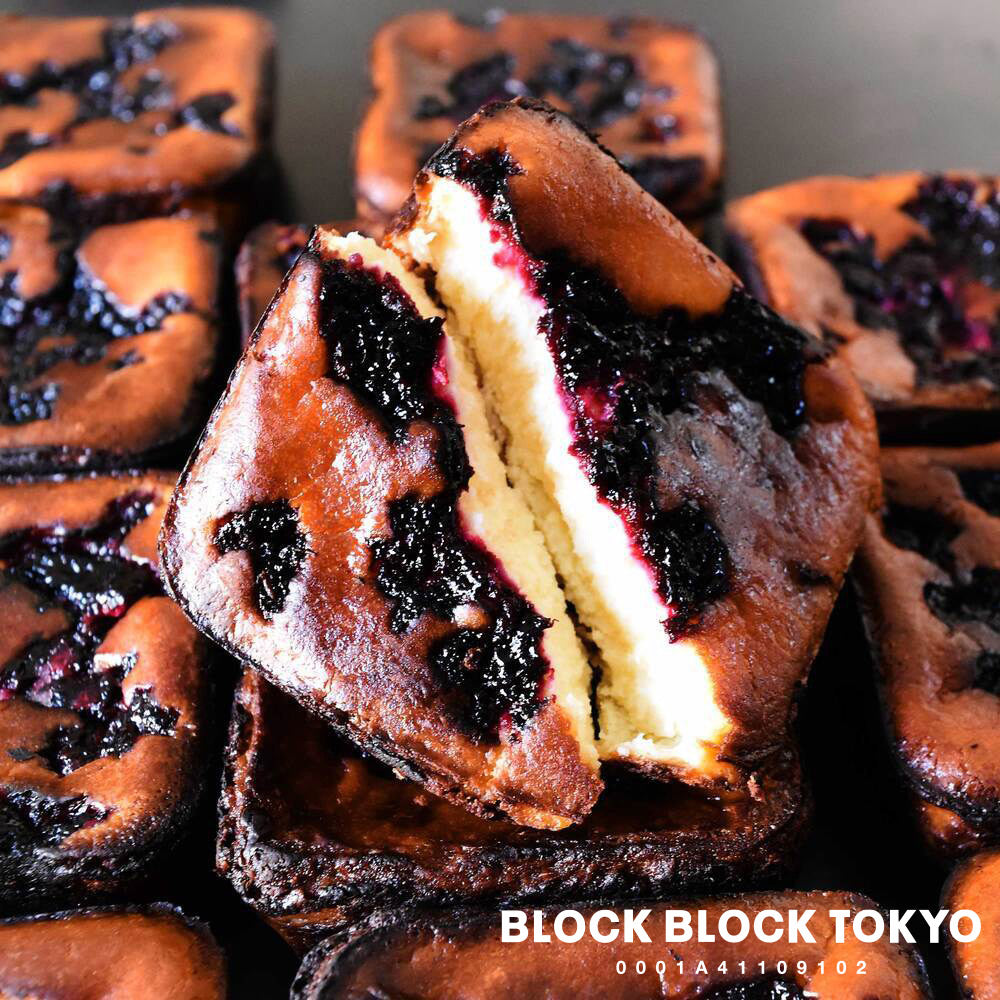 BLOCK BLOCK TOKYO Basque Burnt Cheese Cake(フルーツmix)4個入