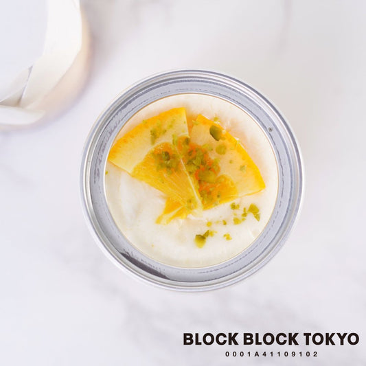 レアチーズバスク グラスケーキ(オレンジ)4個入