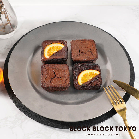 BLOCK BLOCK TOKYO バスクチーズケーキ／ギフトボックスショコラアソート（ショコラ・ショコラオレンジ　Mix　4個入り）