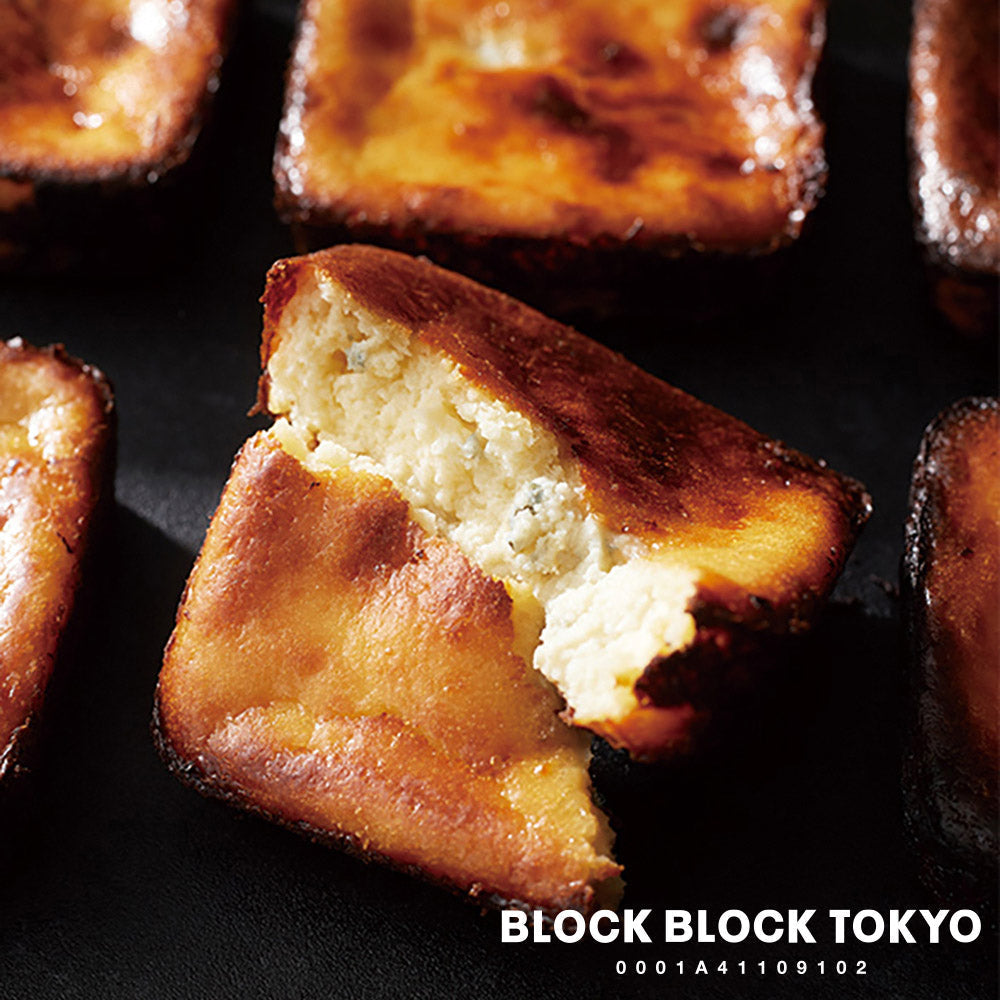 BLOCK BLOCK TOKYO バスクチーズケーキ／Basque Burnt Cheese Cake（ブルー）4個【gifteeクーポン】