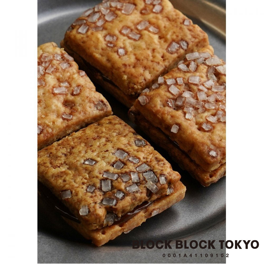 【送料無料、ポスト投函】BLOCK BLOCK TOKYO バスクチーズクッキー（ミックス）4個入り／GIFT FOR YOU シール付