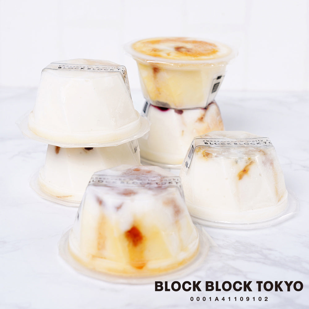 BLOCK BLOCK TOKYOバスク手作りアイスクリーム（アップルシナモン）3個入【gifteeクーポン】