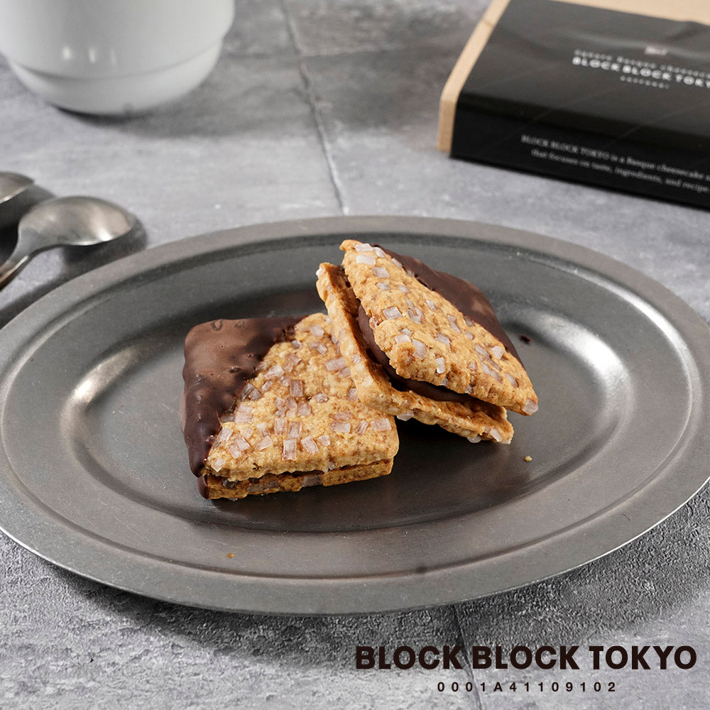 【送料無料、ポスト投函】BLOCK BLOCK TOKYO ショコラバスクチーズクッキー（ショコラ）8個入り