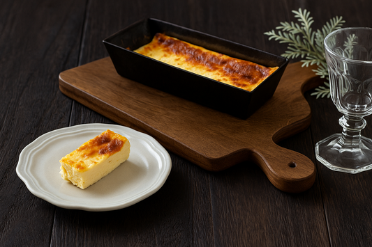 お酒と楽しむ甘くないバスクチーズケーキ（プレーン）