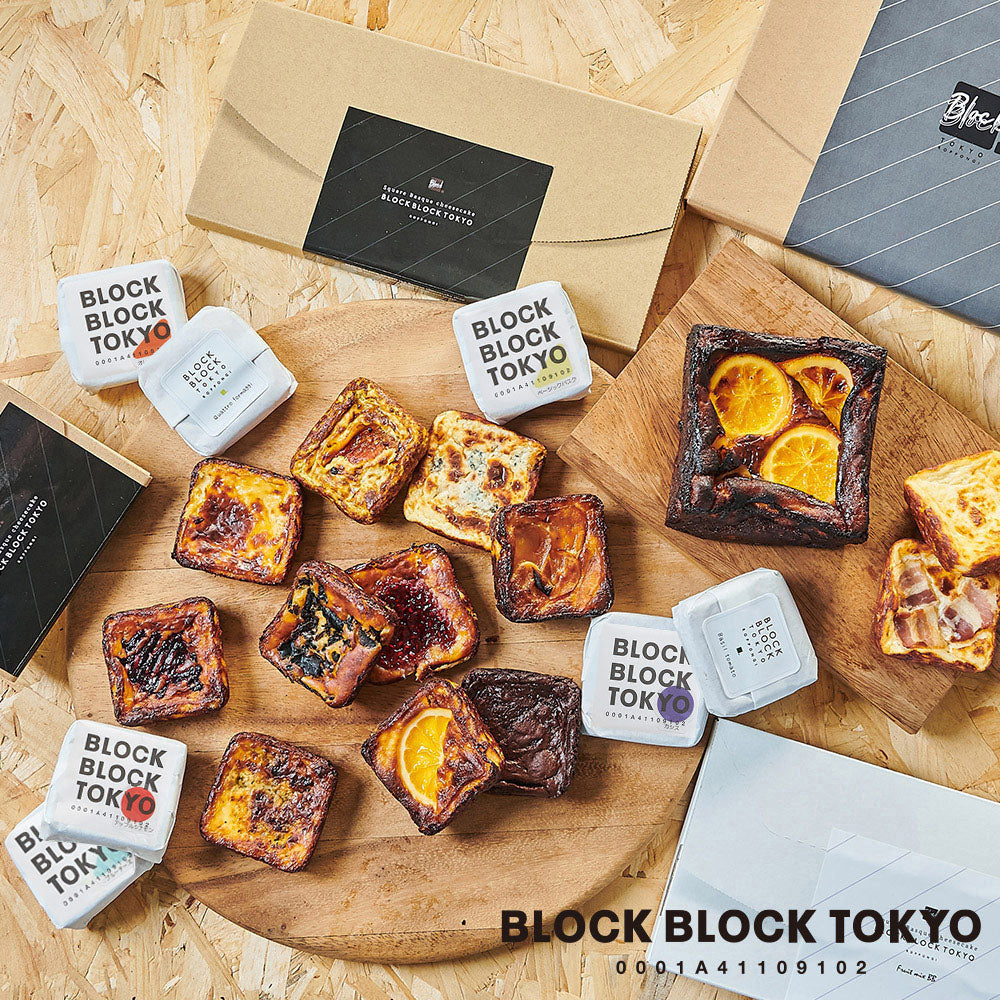 BLOCK BLOCK TOKYO バスクチーズケーキ／Basque Burnt Cheese Cake（ショコラ）４個