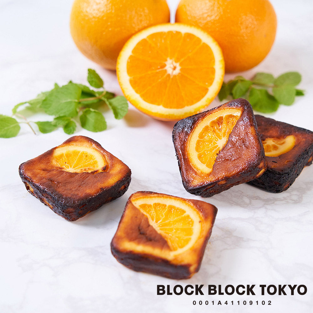 BLOCK BLOCK TOKYO Basque Burnt Cheese Cake（オレンジ）４個