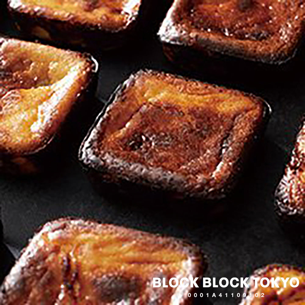 BLOCK BLOCK TOKYO バスクチーズケーキ／Basque Burnt Cheese Cake（ブルー）4個
