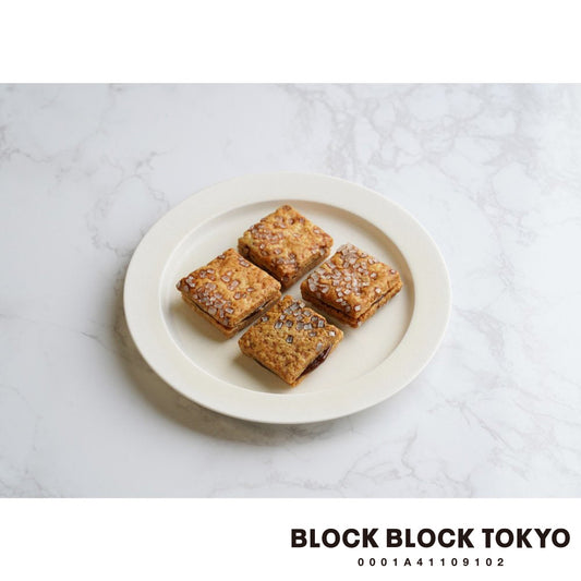 【送料無料、ポスト投函】BLOCK BLOCK TOKYO バスクチーズクッキー（キャラメル）／Basque Burnt Cheese Cockie（caramel）4個入り