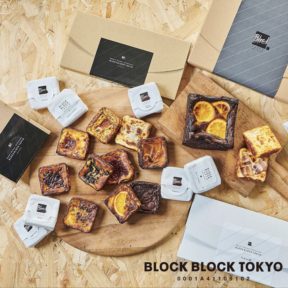 BLOCK BLOCK TOKYO レアチーズバスク（アップルシナモン）４個入